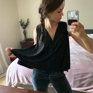 Free People sleeveless blouse flowy Small